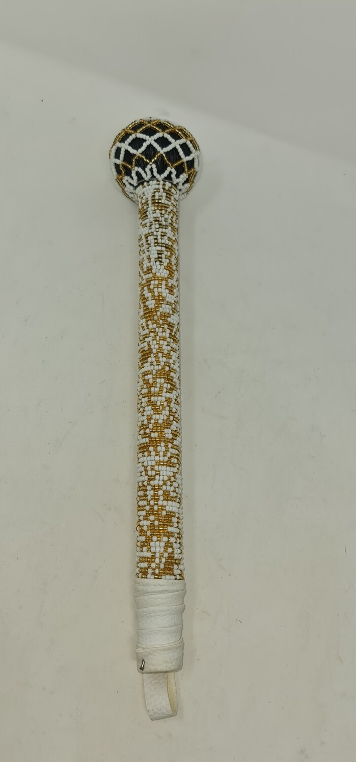 Beaded African Knobkerrie Induku - Mng&#39;aro
