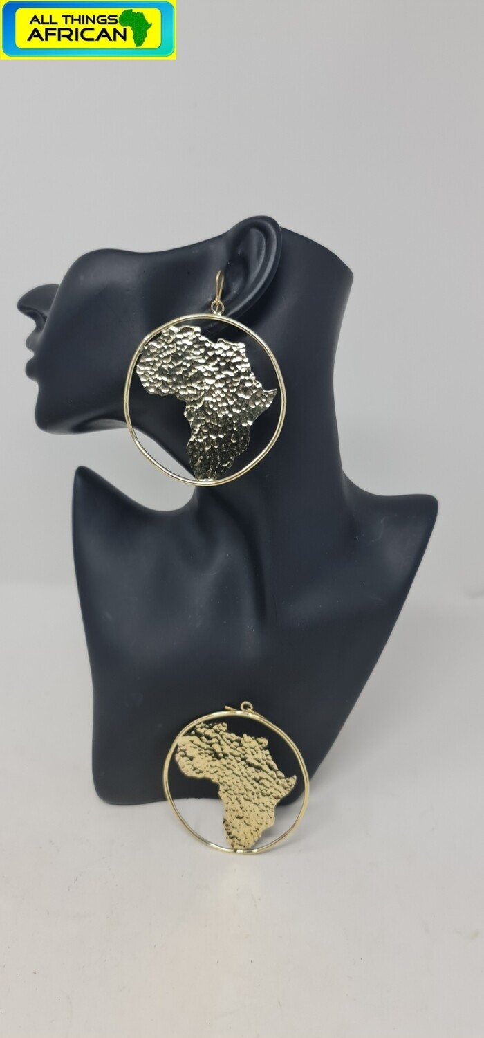 Handmade Elegant Statement Earrings - 6.5cm - Kumekucha