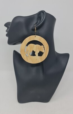 Dubu - Styled Wooden Earrings