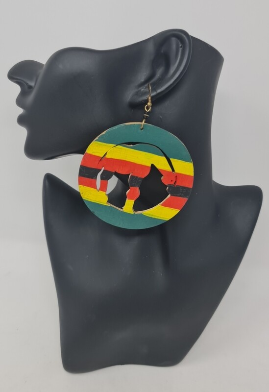 Fahari -  Styled Wooden Earrings