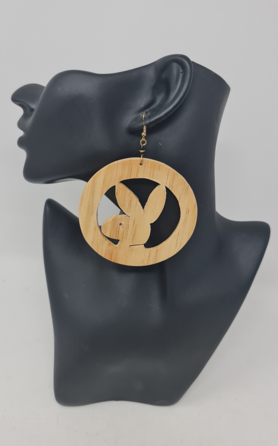 Sungura Styled Wooden Earrings