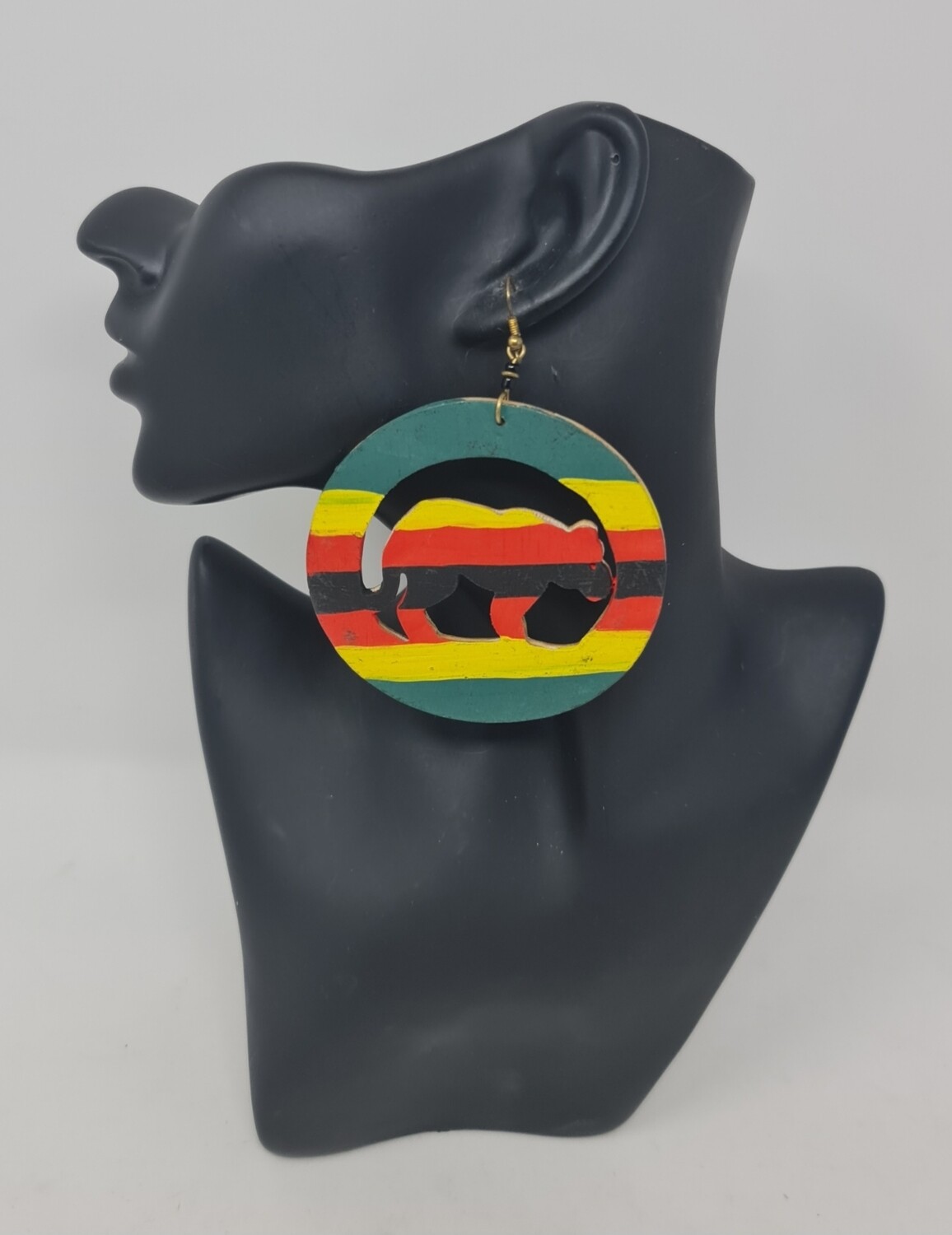 Handcrafted Wooden Earrings - Mawazo
