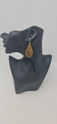 Unique Handmade Earrings - Gold