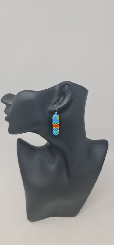 Hand beaded Earrings - Kongo