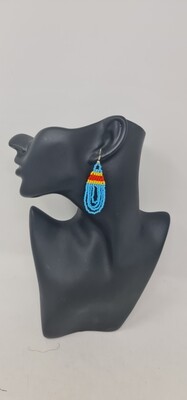 Hand Beaded Earrings - Congo