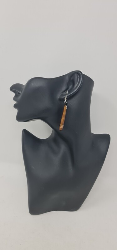 Cow Bone Earrings - 4.5cm
