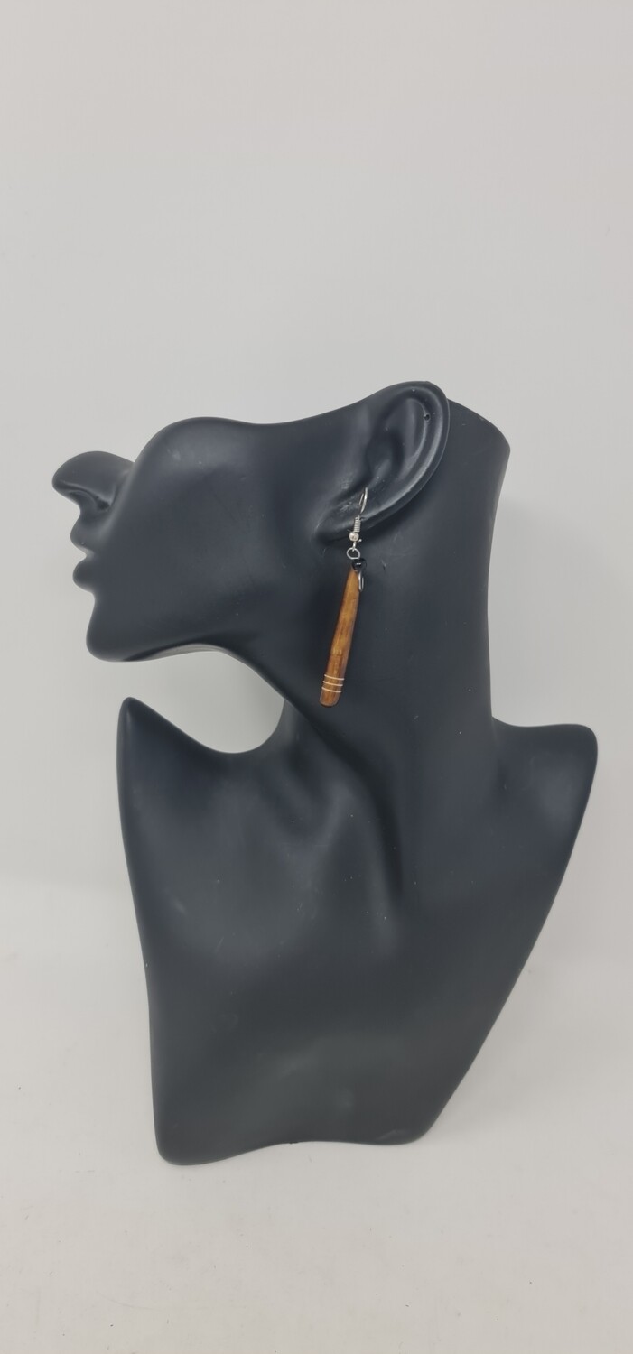 Cow Bone Earrings - 4.5cm
