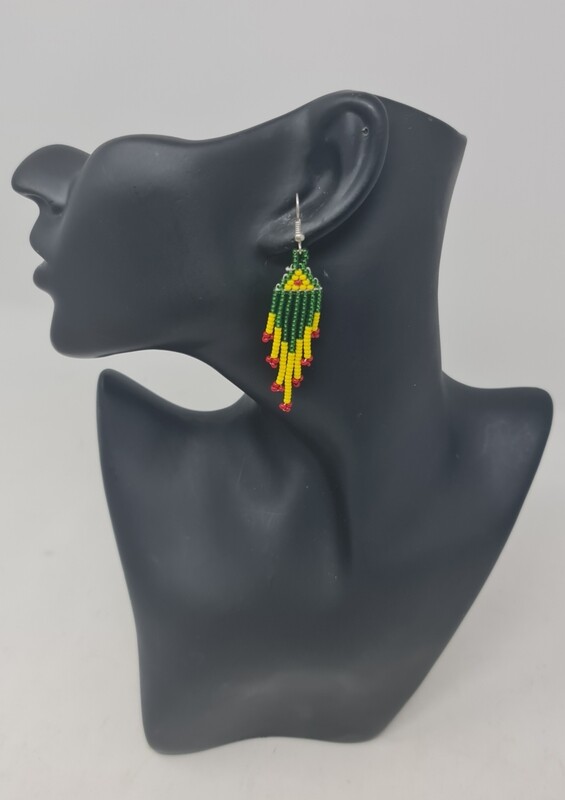Hand Beaded Earrings -  Nene
