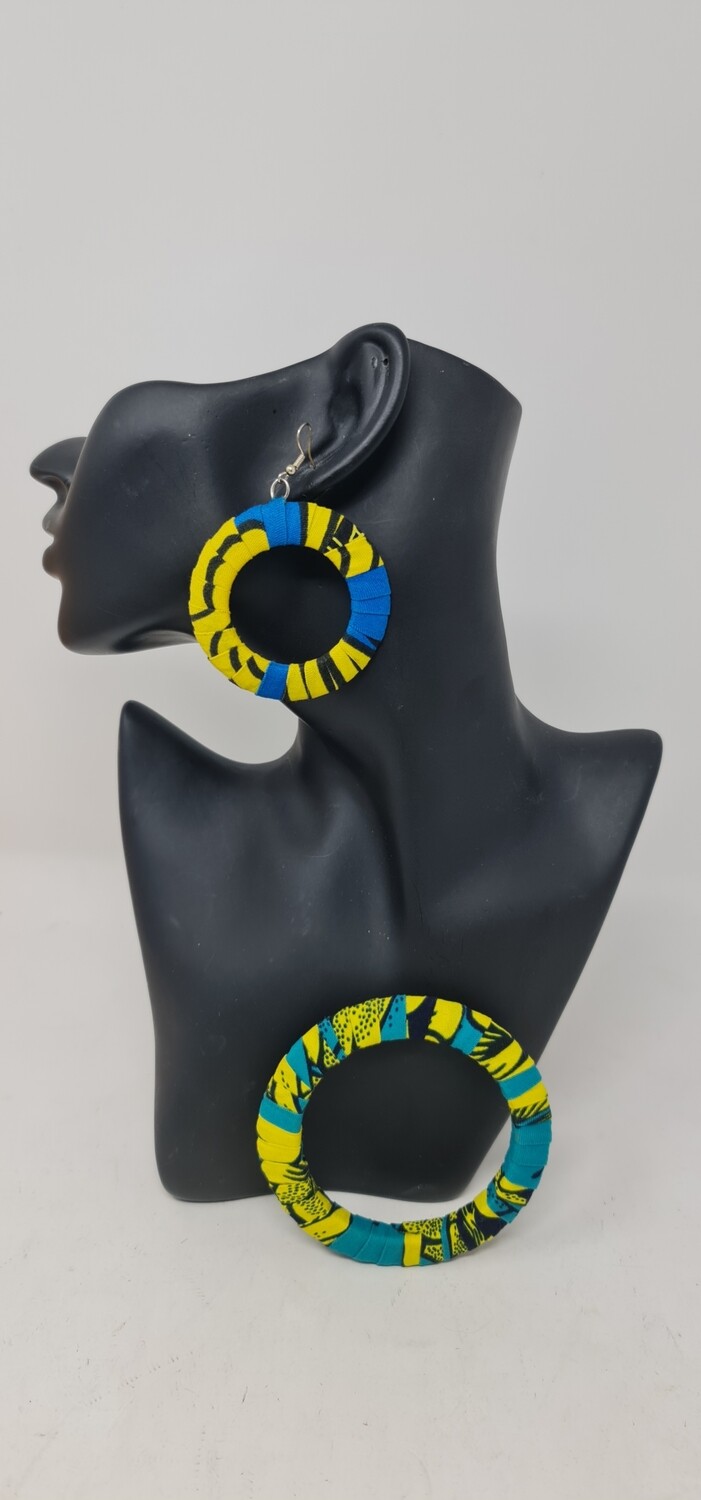 Kitenge  Gift Set - Earrings and bangle