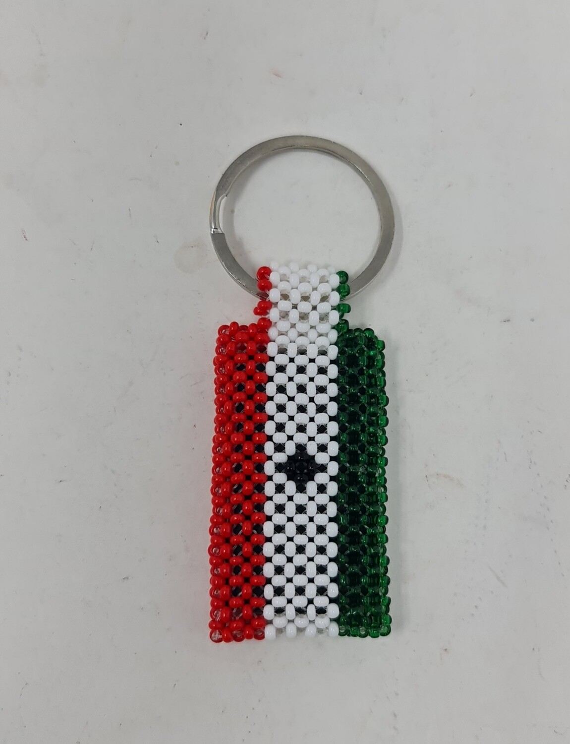 Hand Beaded Keyring -  Somali land Colours