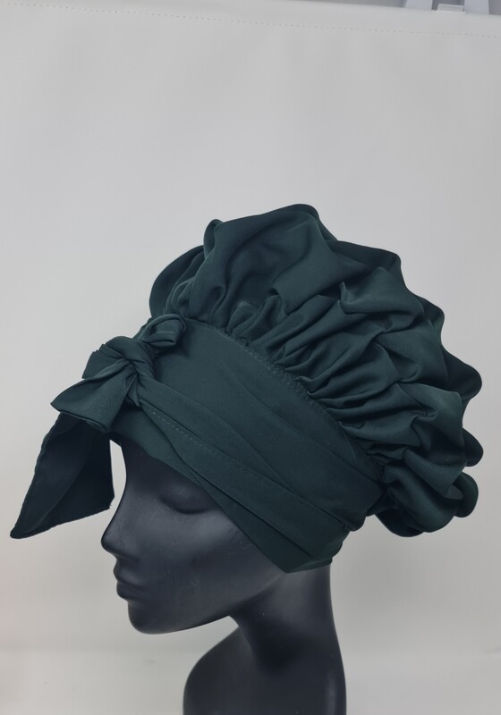 Kahe Collection  Head Wear -  Dark Green