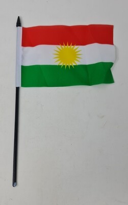 National Flag - Small 15x10cm - Kurdistan