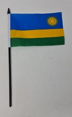 National Flag - Small 15x10cm - Rwanda
