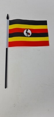 National Flag - Small 15x10cm - Uganda