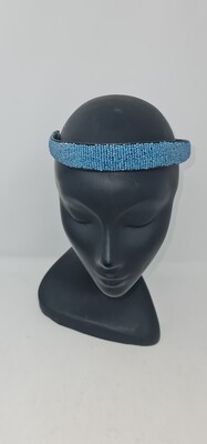 Beaded and Leather Headband - Bea