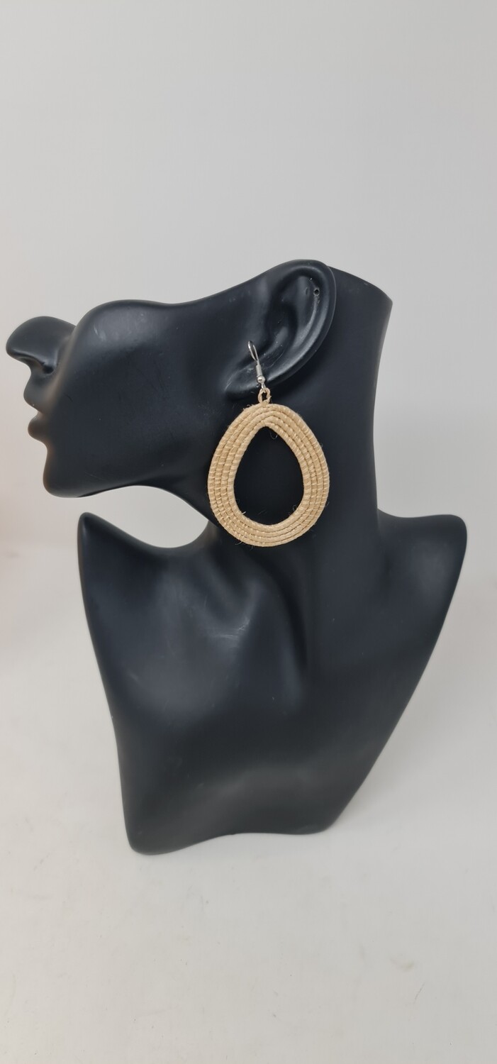 Handmade Rwanda Earrings - 6cm -  Kerina