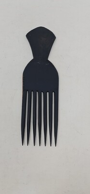 Hand carved Ebony wood Afro Wooden Comb