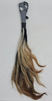 Usinga - African fly swatter with carved handle - Katembo