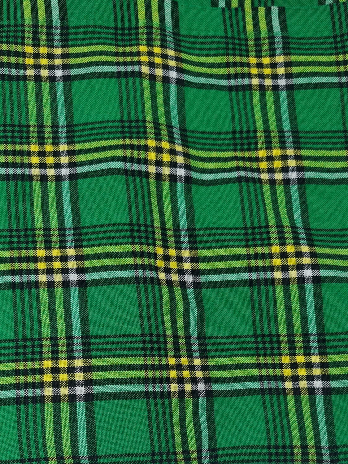 Masai Shuka Blanket - Green and Yellow Mix