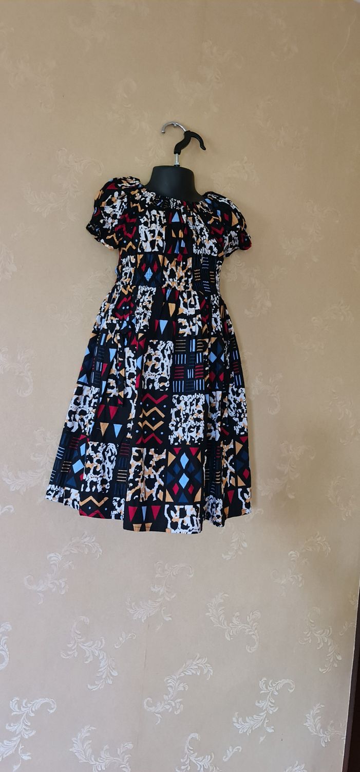 African Print Dress for Girls - Age 4/5 Years - Sepasha