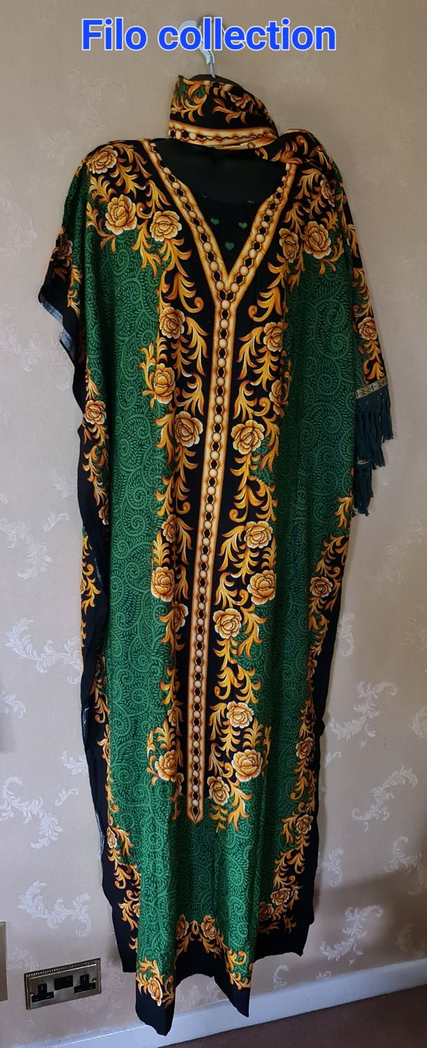 Free Size Dress and Shawl - Filo Collection - Dira - Aiesha