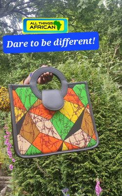 Mai Collection -  Kitenge Hand Bag - Muna