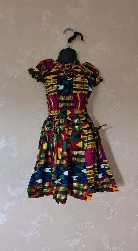 African Print Dress for Girls - Age 3/4 Years - Rakia
