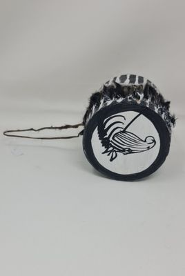 Zebra pattern Small African Children&#39;s Drum -Lightweight