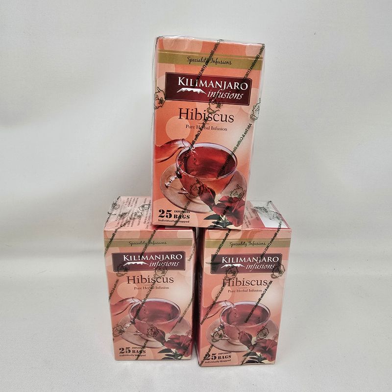 Hibiscus / Rosella - African Food Supplement from Tanzania - 25  Tea Bags