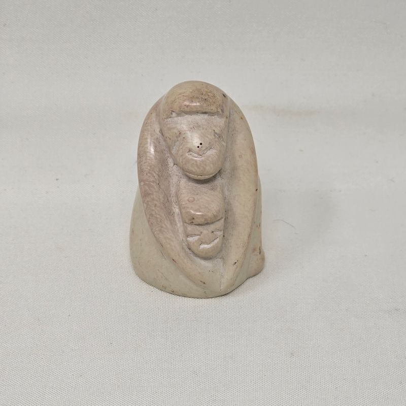Hand-Painted Soapstone Paperweight - Monkey - Nyani