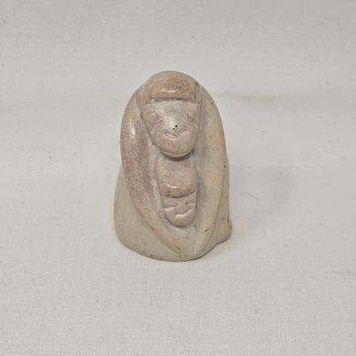 Hand-Painted Soapstone Paperweight - Monkey - Nyani