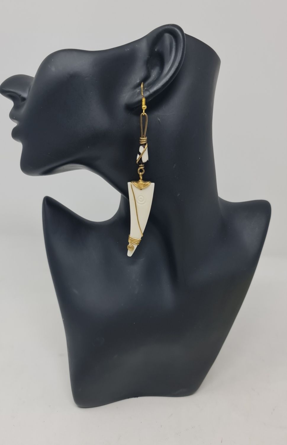 Handmade Elegant Statement Earrings - 11cm - Keza