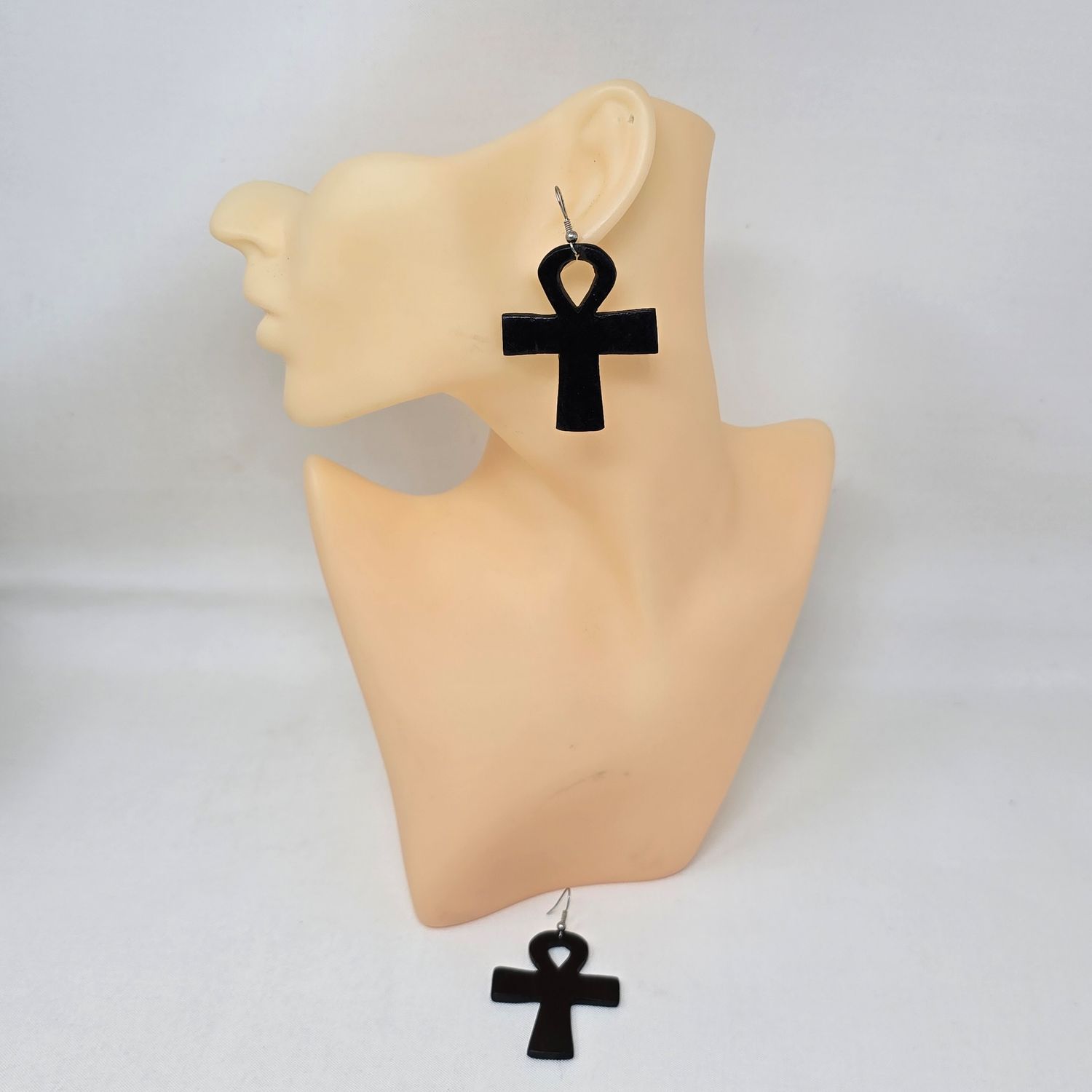 Wood Earrings - Handcrafted -  Nduta