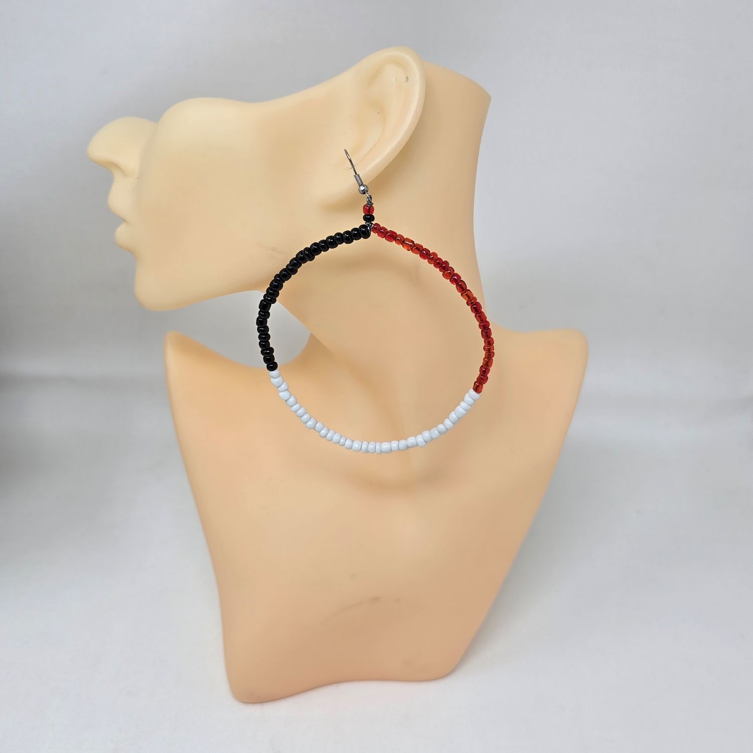Hand Beaded Earrings -  Wokabi