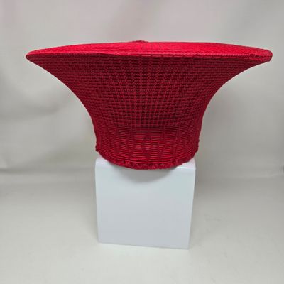 Traditional Isicholo Zulu Hat - Red