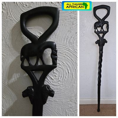 African Warrior Walking Sticks - Shujaa