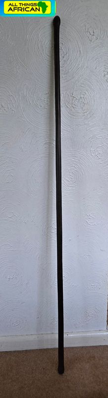 African Ebony Wood Walking Stick - Tanzania