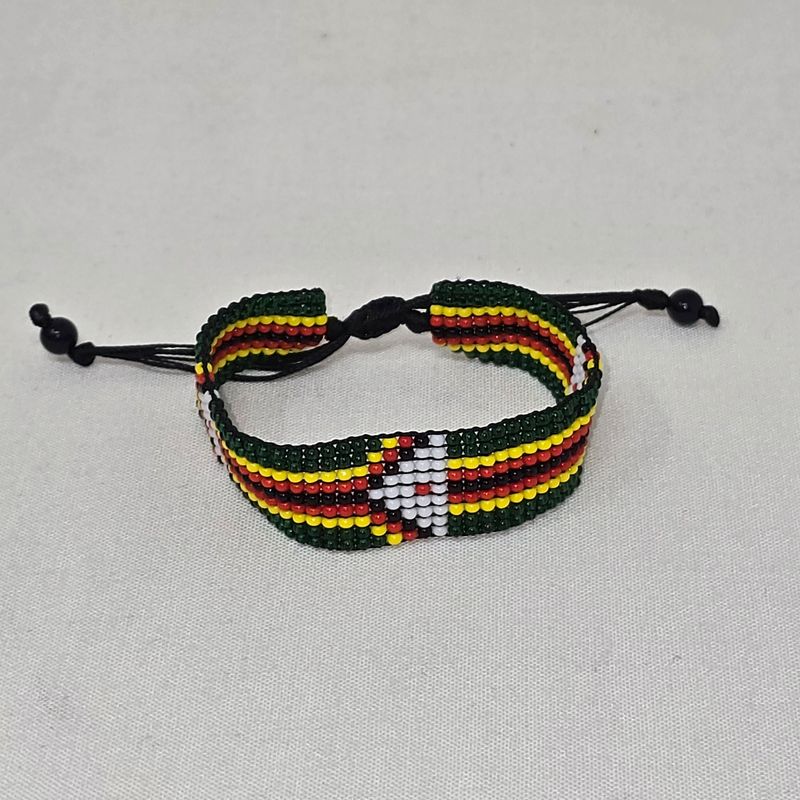 Adjustable Hand Beaded Bracelets - Zimbabwe