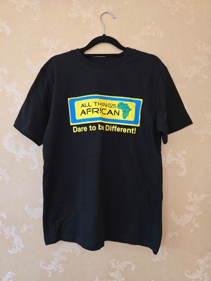 T-Shirt - Black - Size Medium - Short Sleeve -  All Things African
