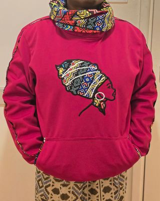 Mama Afrika Red Snodie - Fit Size L/XL one off