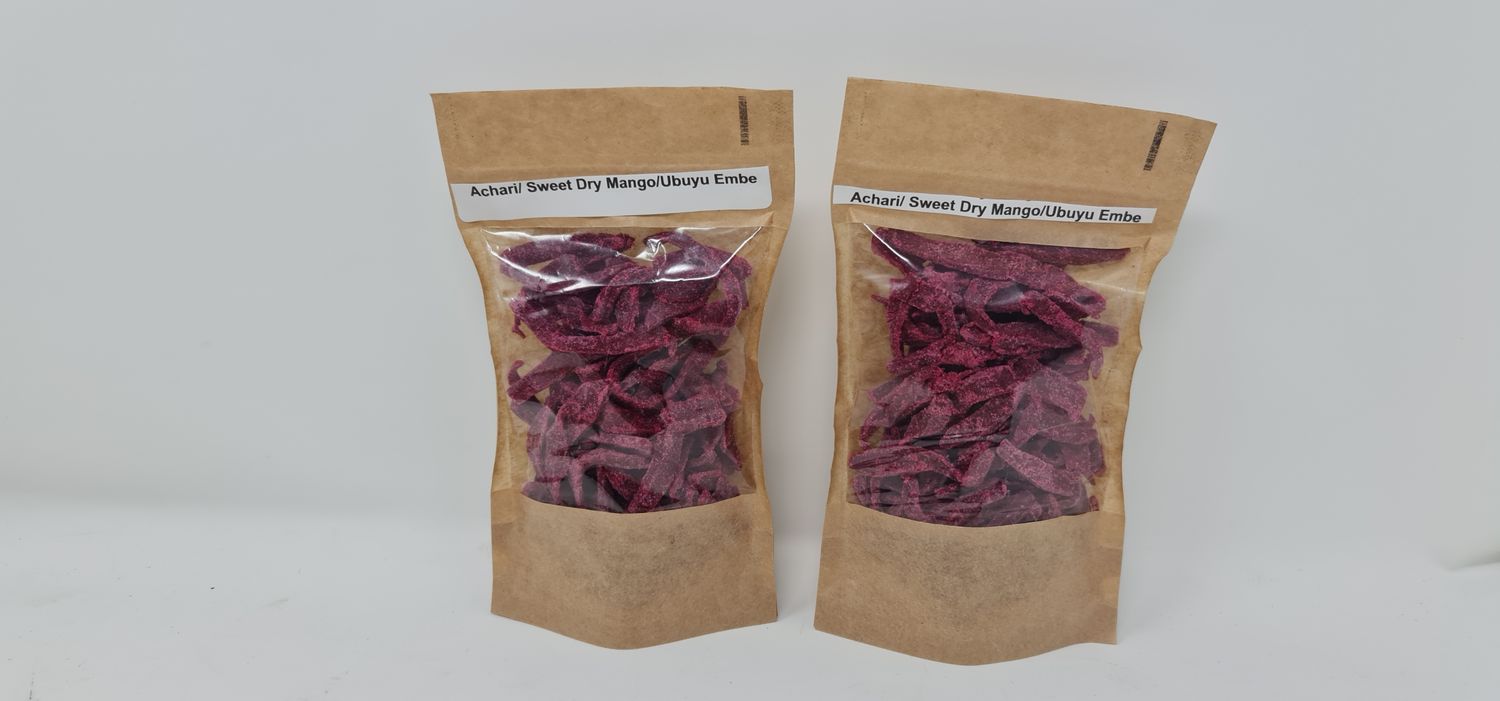 Dried Red Mango - Achari - Ubuyu Embe - 100g