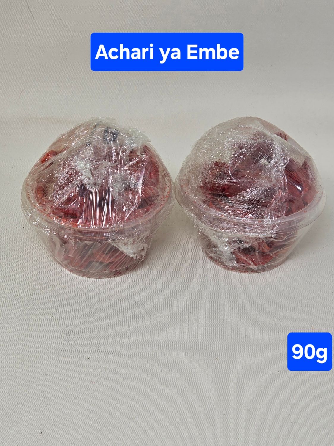 Dried Red Mango - Achari - Ubuyu Embe -90g x 2 £10