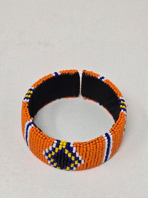 Handmade African Zulu Beaded Bangles - Lukundo