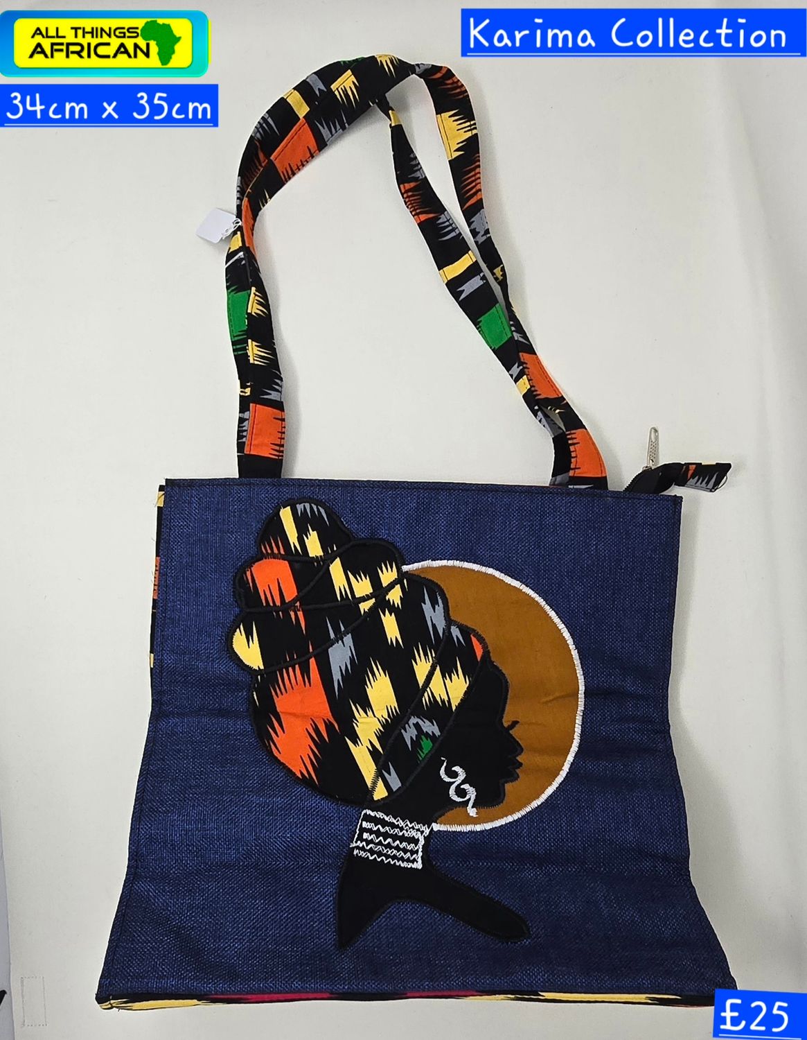 Asilia Tote Bag – Karima Collection | Handmade by Mwajuma Shaibu
