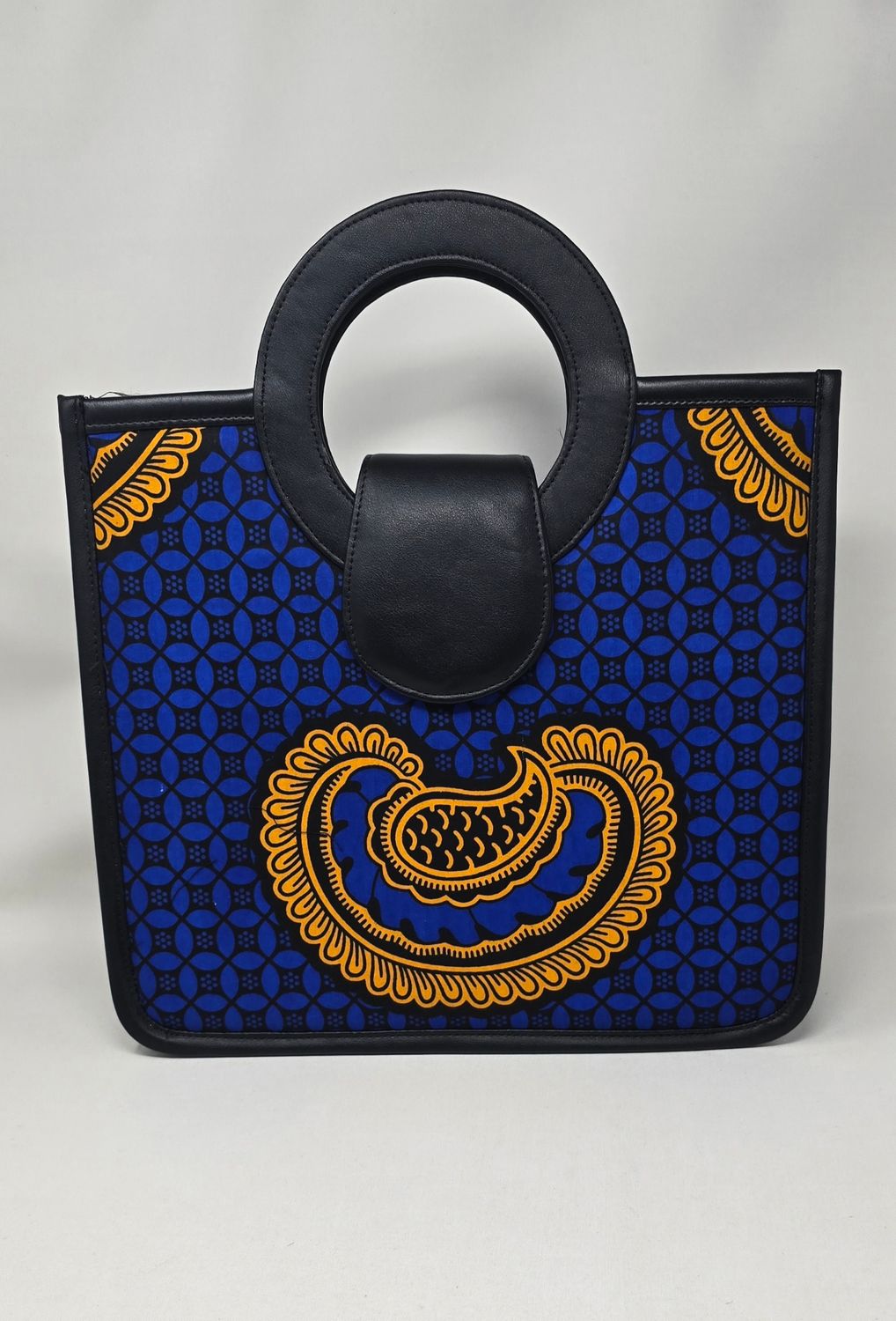 Mai Collection - Kitenge Mix Hand Bag - Blue Mix