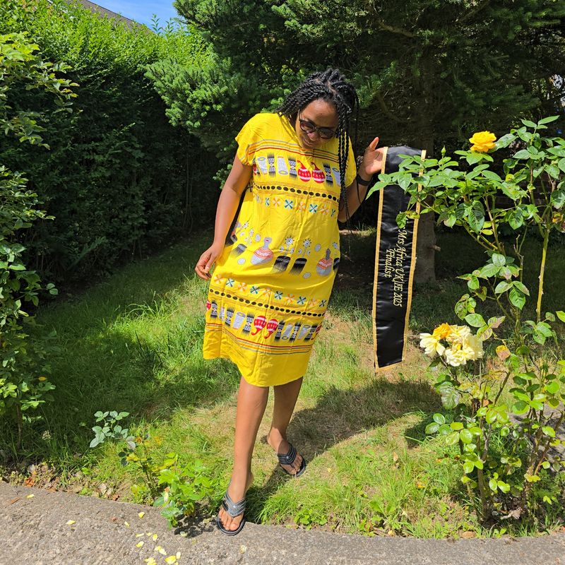 🌼 Bold in Yellow | Cultural Elegance That Fits Beautifully 🌼 - Vyetu