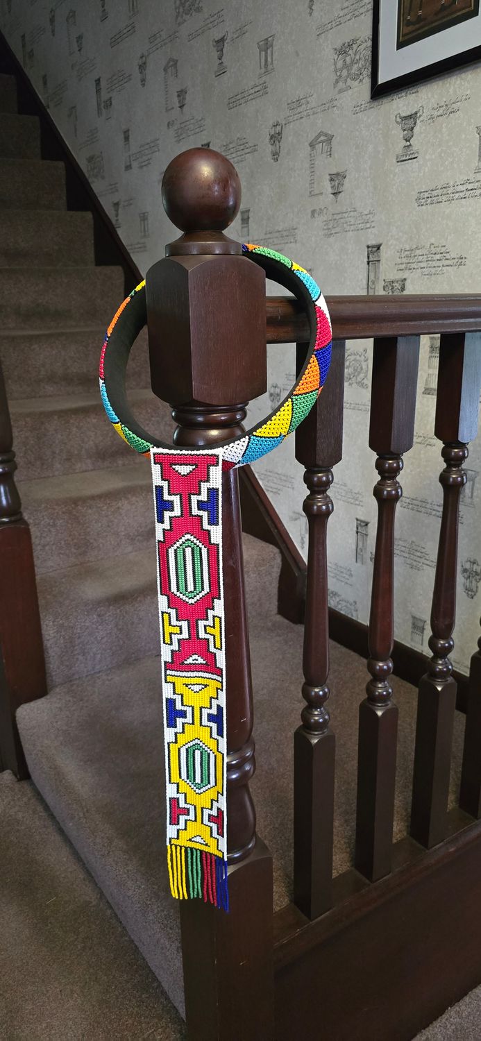 Colourful Wheel Handcrafted Ndebele Beaded Necklace