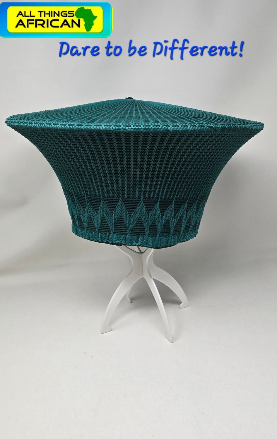 Traditional Isicholo Zulu Hat - Green - Rimia