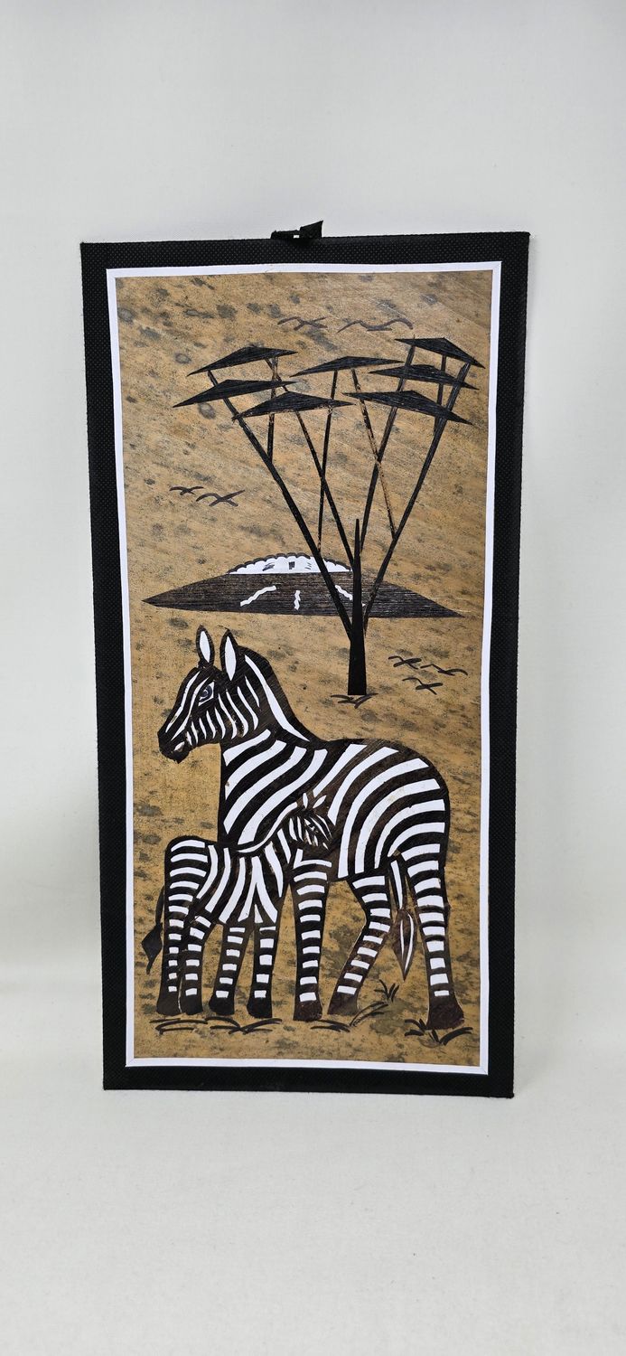 African Banana Artwork - Pundamilia Mbili