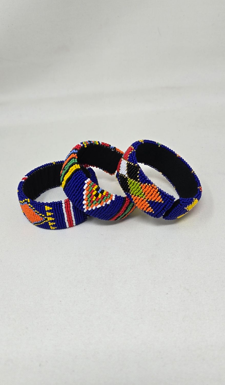 Wamati - Bold &amp; Beaded: Adjustable African Bangles in Vibrant Hues
